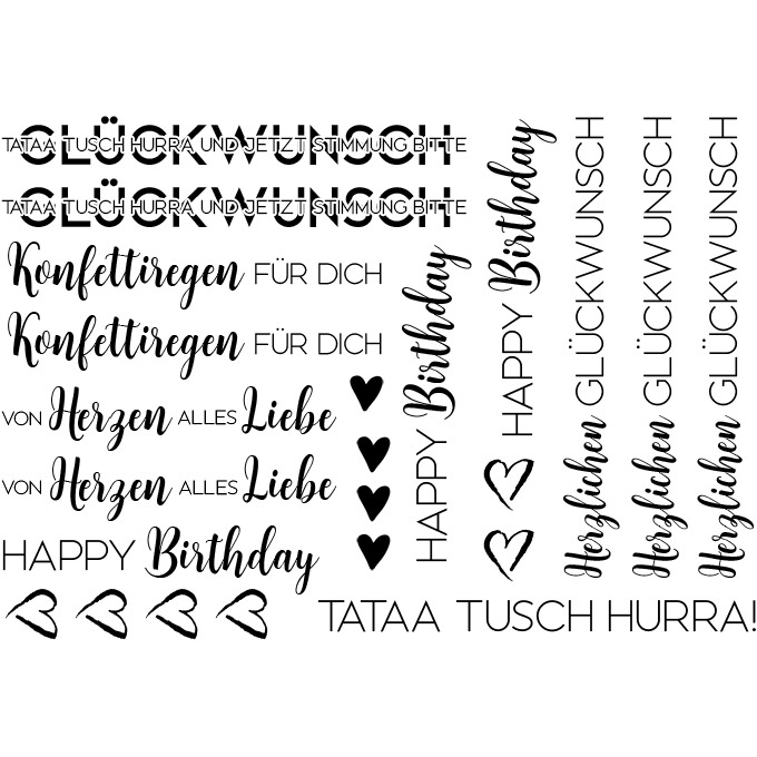 Wasserschiebefolie für Kerzen A5, Geburtstag 03