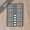 Rub-On Randlos Nimm dir 01, DIN A6, Rubon, Rub Ons, Rubbelsticker, für Glas, Holz, Raysin u.v.m. – Bild 2