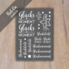 Rub-On Randlos Glücksmoment 01, DIN A6, Rubon, Rub Ons, Rubbelsticker, für Glas, Holz, Raysin u.v.m. – Bild 2