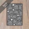 Rub-On Sticker Lillet 01, DIN A5, Randlos, Rubon, Rub Ons, Rubbelsticker, für Glas, Holz, Raysin u.v.m. – Bild 2