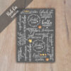 Rub-On Randlos Herbst 01, DIN A5, Rubon, Rub Ons, Rubbelsticker, für Glas, Holz, Raysin u.v.m. – Bild 2