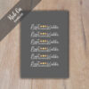 Rub-On Randlos Bunt sind schon die Wälder, Rubon, Rub Ons, Rubbelsticker, für Glas, Holz, Raysin u.v.m. – Bild 2