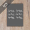 Rub-On Sticker Lagerfeuer to go 01, Randlos, Rub Ons, für Glas, Holz, Raysin u.v.m. – Bild 2