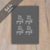 Rub-On Du Ich passt 01, Rubon, Rub Ons, Rubbelsticker, für Glas, Holz, Raysin u.v.m. – Bild 2