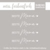 Rub-On Sticker Beste Mama 01, Rubon, Randlos, Rub Ons, Rubbelsticker, für Glas, Holz, Raysin u.v.m. – Bild 2