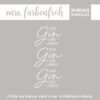 Rub-On Sticker Der Gin des Lebens 01, Rubon, Randlos, Rub Ons, Rubbelsticker, für Glas, Holz, Raysin u.v.m. – Bild 2