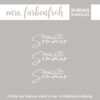 Rub-On Sticker Hallo Sommer 01, Rubon, Randlos, Rub Ons, Rubbelsticker, für Glas, Holz, Raysin u.v.m. – Bild 2