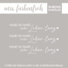 Rub-On Sticker Hand in Hand ein Leben lang 02, Rubon, Randlos, Rub Ons, Rubbelsticker, für Glas, Holz, Raysin u.v.m. – Bild 2