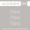 Rub-On Sticker Home sweet Home 01, Rubon, Randlos, Rub Ons, Rubbelsticker, für Glas, Holz, Raysin u.v.m. – Bild 2