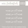 Rub-On Sticker Home sweet Home 02, Rubon, Randlos, Rub Ons, Rubbelsticker, für Glas, Holz, Raysin u.v.m. – Bild 2