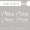 Rub-On Sticker Mama Ich hab dich dolle lieb 01, Rubon, Randlos, Rub Ons, Rubbelsticker, für Glas, Holz, Raysin u.v.m. – Bild 2