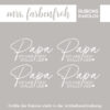 Rub-On Sticker Papa ich hab dich dolle lieb 01, Rubon, Randlos, Rub Ons, Rubbelsticker, für Glas, Holz, Raysin u.v.m. – Bild 2