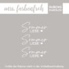 Rub-On Sticker Sommer Liebe 01, Rubon, Randlos, Rub Ons, Rubbelsticker, für Glas, Holz, Raysin u.v.m. – Bild 2