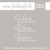 Rub-On Sticker Zu Vino sag ich nie no 01, Rubon, Randlos, Rub Ons, Rubbelsticker, für Glas, Holz, Raysin u.v.m. – Bild 2